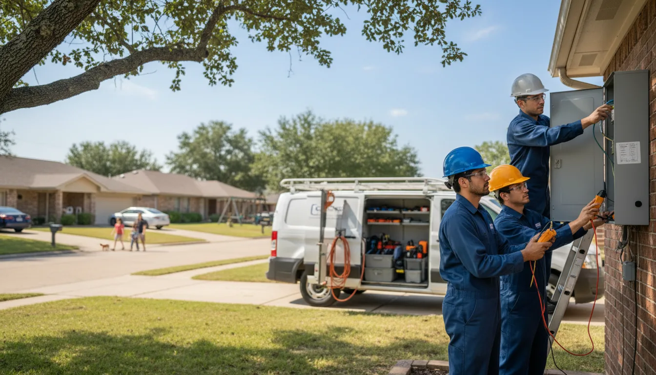 Certified electrician providing emergency electrical services in Avawam, KY